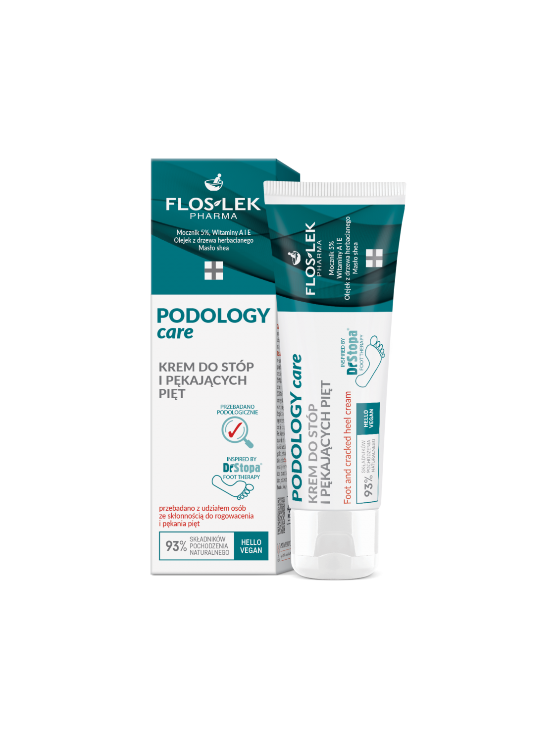 PODOLOGY/ポドロジー クリーム 足裏・ひび割れかかと用 40ml - Floslek