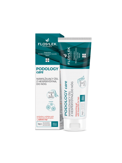 PODOLOGY care Nawilżający żel z hesperydyną do nóg 80g - Floslek