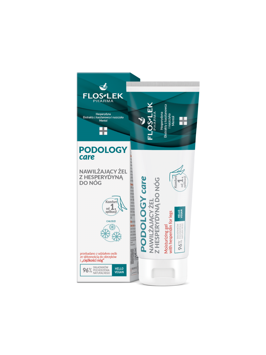 PODOLOGYケア 保湿ジェル ヘスペリジン配合 足用 80g - Floslek