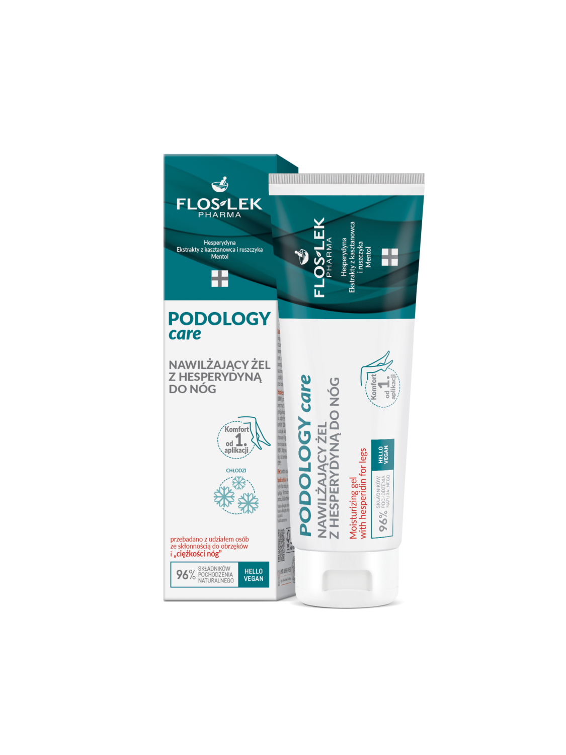 PODOLOGY care Moisturizing gel with hesperidin for legs 80g - Floslek