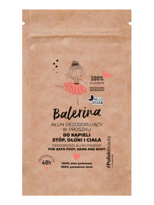 Deodorizing alum powder for feet, hands and body 25g - Floslek