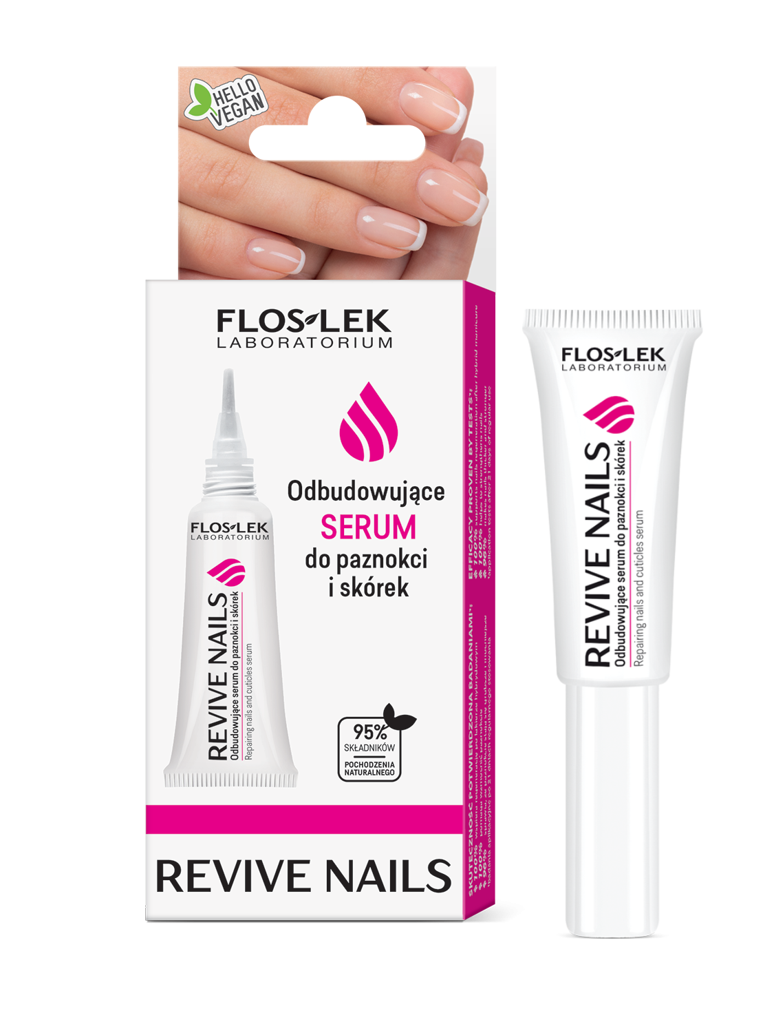 ネイル＆キューティクル美容液 REVIVE NAILS ネイル強化コンディショナー フロスレック 8ml