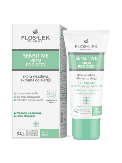 SENSITIVE Krem pod oczy do skóry wrażliwej 30 ml - Floslek