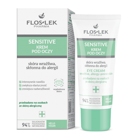SENSITIVE Krem pod oczy do skóry wrażliwej 30 ml - Floslek