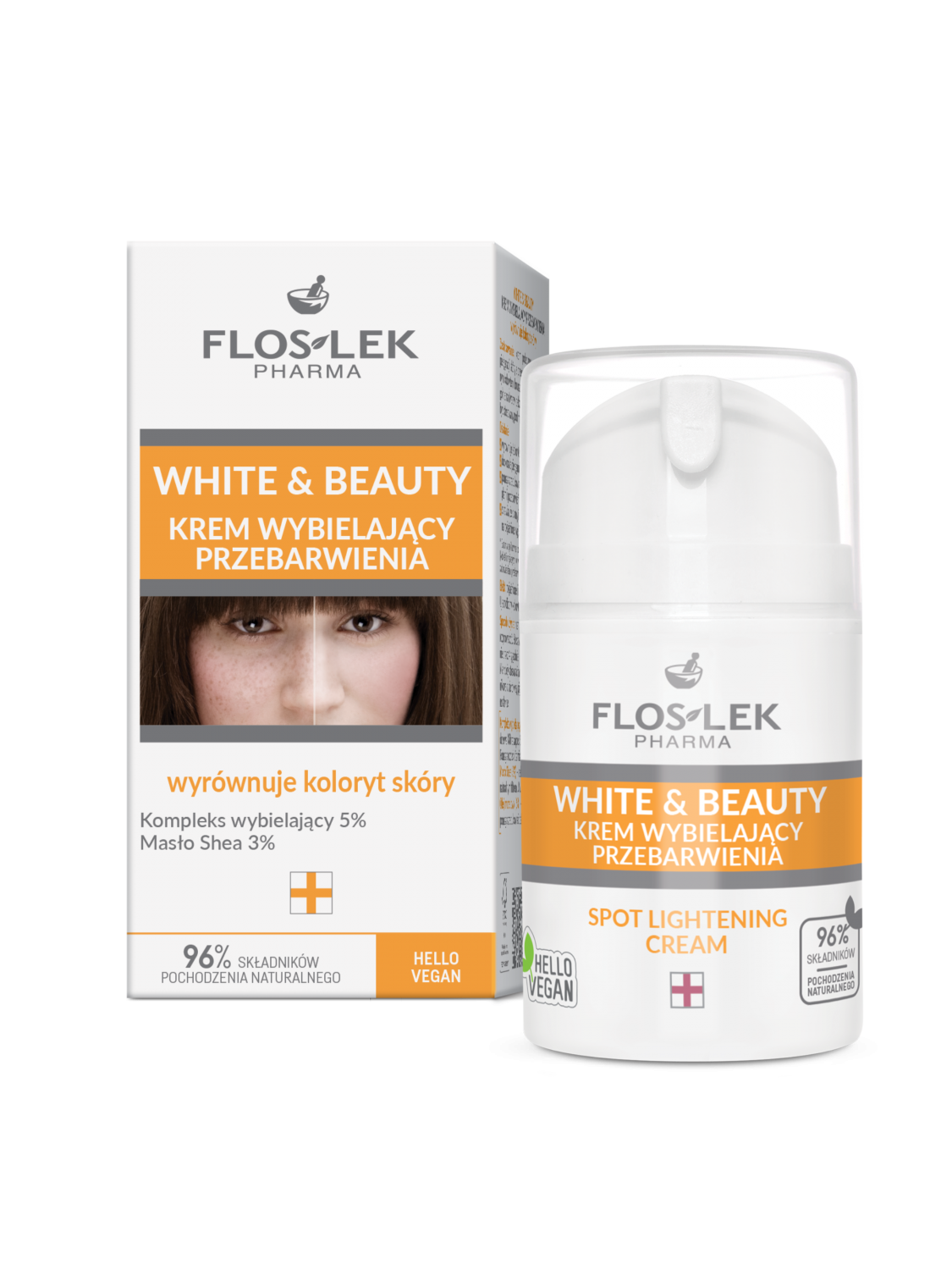 WHITE & BEAUTY® Spot lightening cream - 50 ml - Floslek