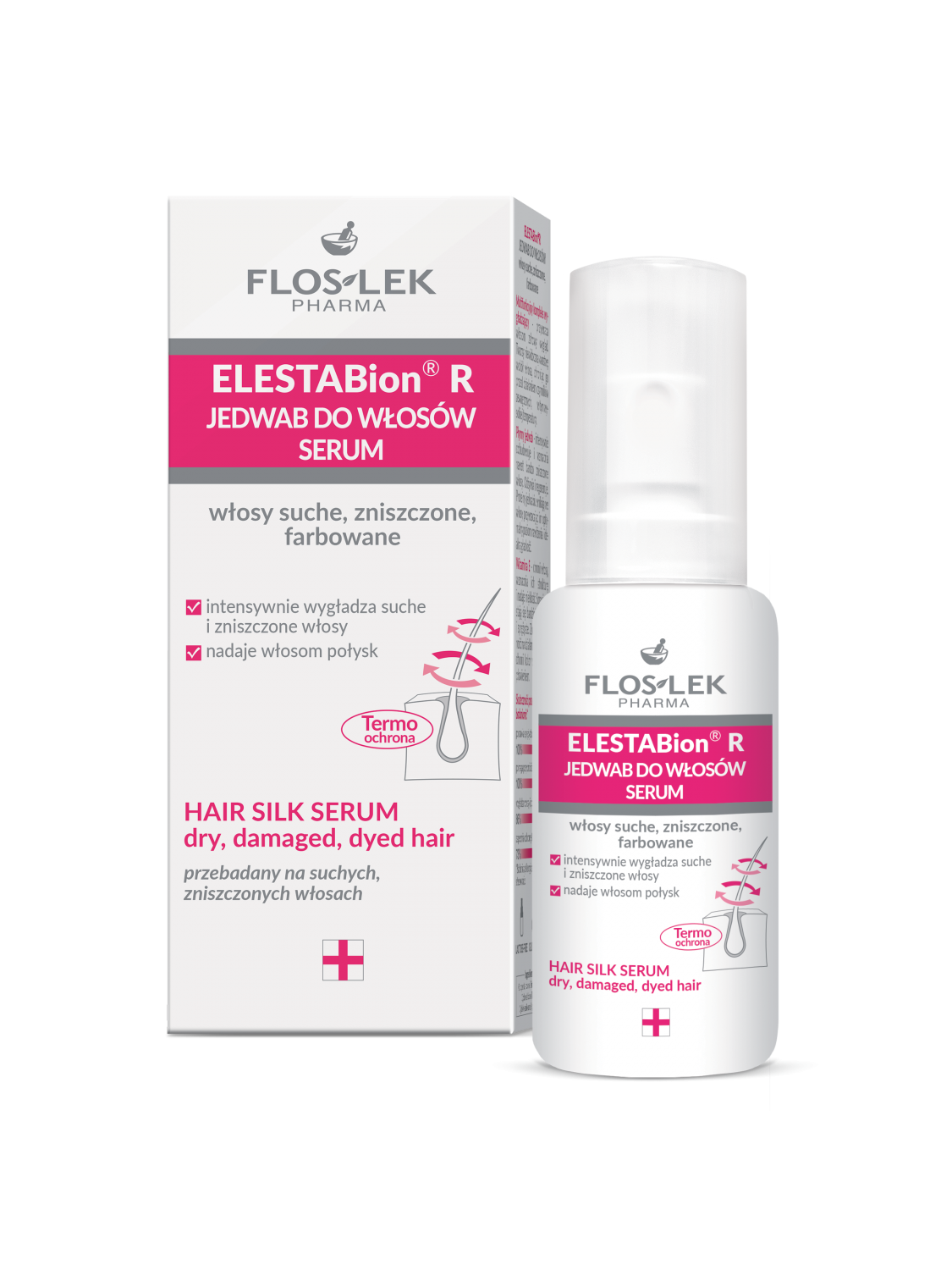 ELESTABION® R Hedvábné sérum na vlasy 30 ml - Floslek