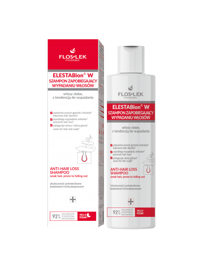 Floslek ELESTABion W Szampon zapobiegający wypadaniu włosów 200 ml