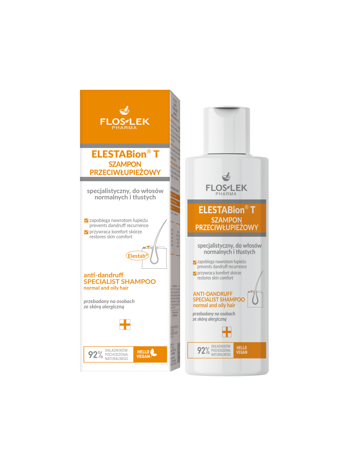 ELESTABion® T Anti-dandruff specialist shampoo normal and oily hair - 150 ml - Floslek
