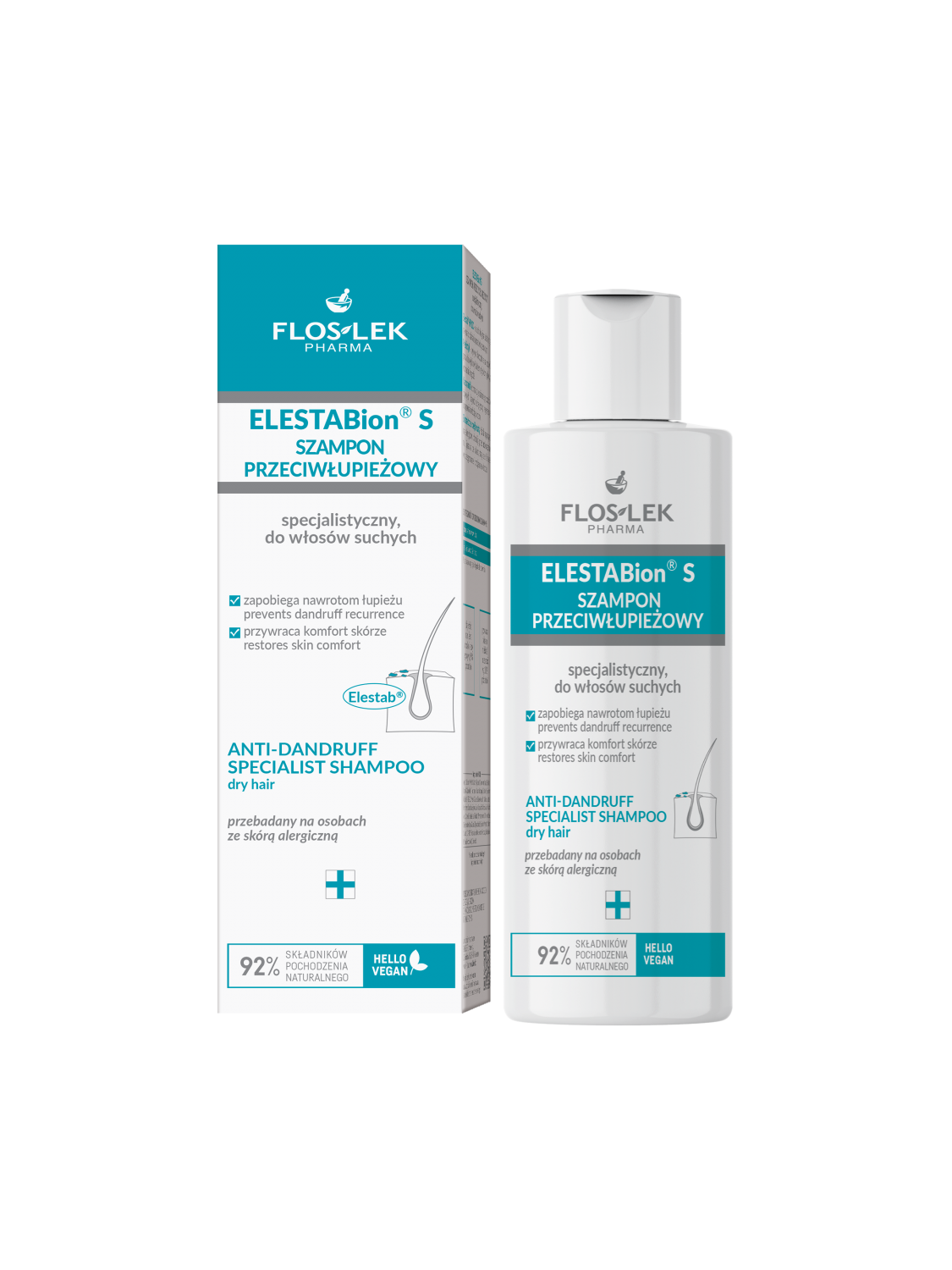 ELESTABion® S Spezial-Shampoo gegen trockene Schuppen 150 ml - Floslek