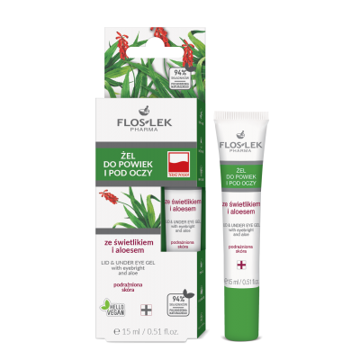 Aloe vera gel na oči a oční víčka s aloe vera, bez alkoholu