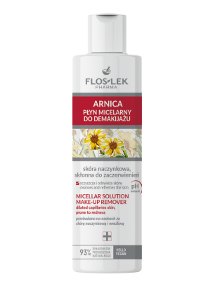 ARNICA Płyn micelarny  do demakijażu skóra naczynkowa 225 ml - Floslek