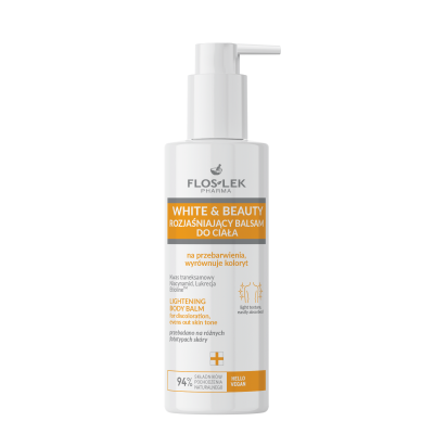 WHITE and BEAUTY Освітлюючий лосьйон для тіла при гіперпігментації 175 ml - Floslek