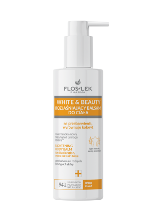 WHITE & BEAUTY Rozjaśniający balsam do ciała 175 ml - Floslek