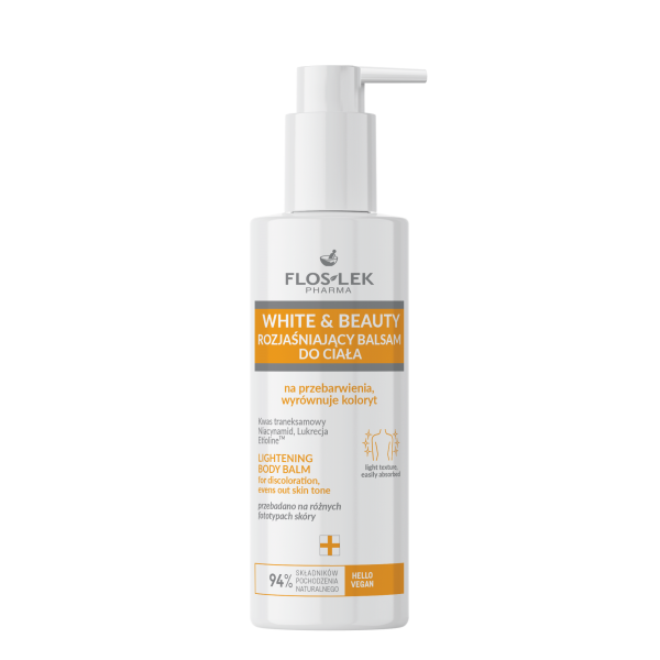 WHITE & BEAUTY Rozjaśniający balsam do ciała 175 ml - Floslek