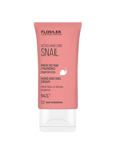 ACTIVE hand care SNAIL Krem do rąk i paznokci 50 ml - Floslek