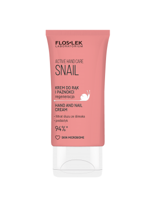 ACTIVE hand care SNAIL Krem do rąk i paznokci 50 ml - Floslek