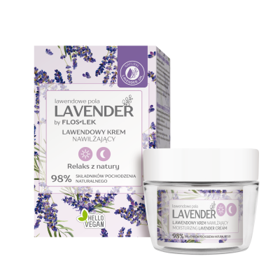 LAVENDER levandulová pole denní a noční hydratační krém Floslek