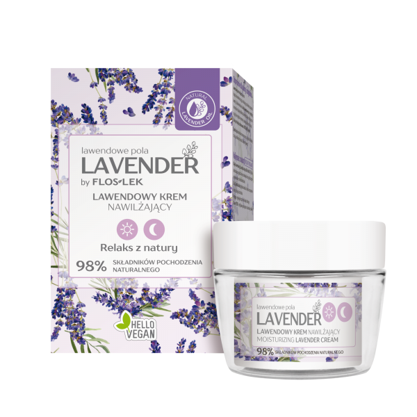 LAVENDER levandulová pole denní a noční hydratační krém Floslek