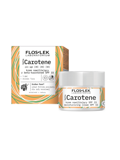 betaCAROTENE pro age Day moisturizing cream with beta-carotene SPF 15 Floslek