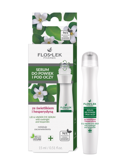 Serum do powiek i pod oczy ze świetlikiem i hesperydyną 15 ml - Floslek