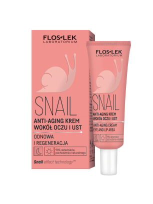 SNAIL ANTI-AGING cream around the eyes and lips 30 ml - Floslek