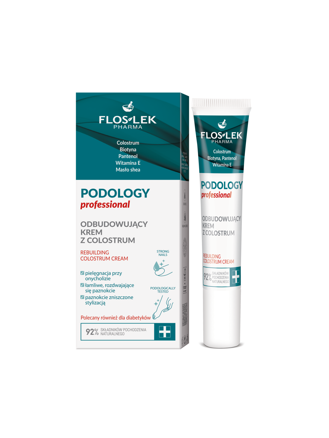 PODOLOGY/ポドロジー プロフェッショナルクリーム コロストラム配合 15ml - Floslek