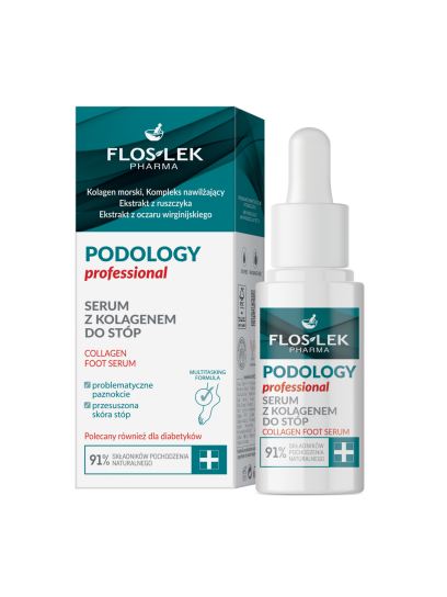 PODOLOGY Professional Serum z kolagenem do stóp 30 ml - Floslek
