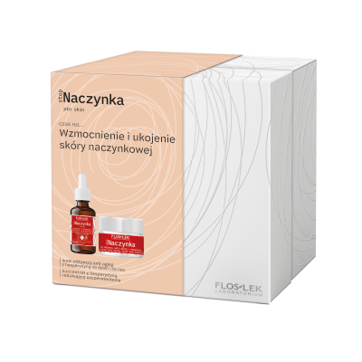 Zestaw stopNaczynka: Koncentrat z hesperydyną + Krem odżywczy anti-aging - Floslek