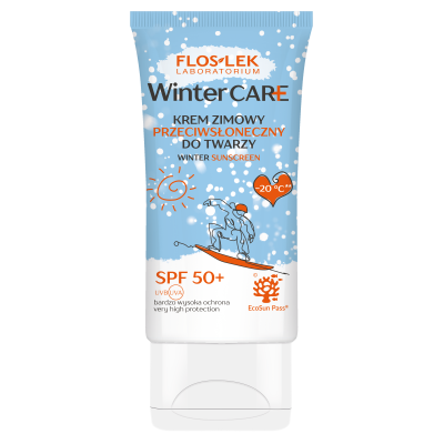 Sada zimní péče FOR ACTIVE (zimní opalovací krém SPF50+ a zimní vazelína na rty) - Floslek
