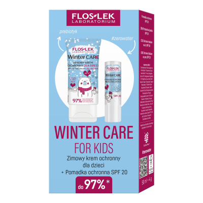 WINTER CARE FOR KIDS KIT (Зимовий захисний крем для дітей + помада SPF 20 - Floslek