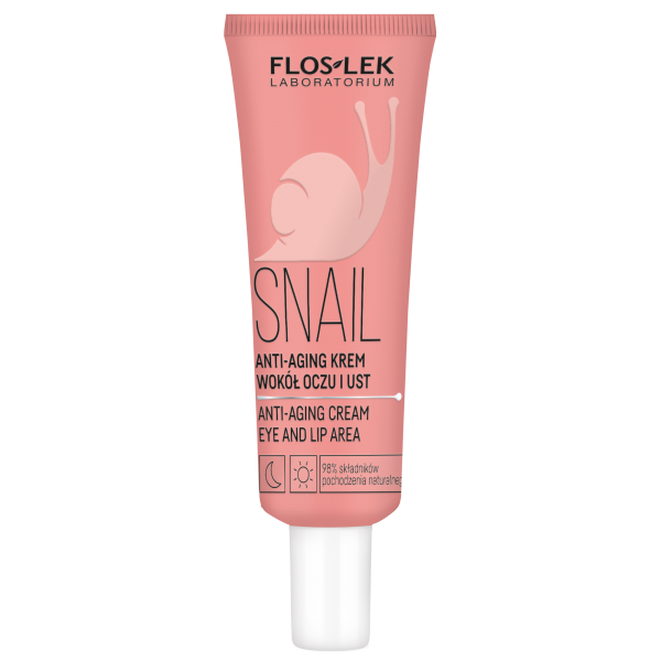 Sada pro obnovu pleti SNAIL (regenerační krém-gel + krém na oči a rty + krém na ruce) - Floslek