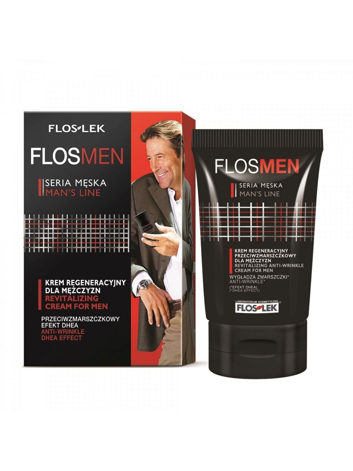 Floslek FLOS MEN krem regeneracyjny przeciwzmarszczkowy dla mężczyzn