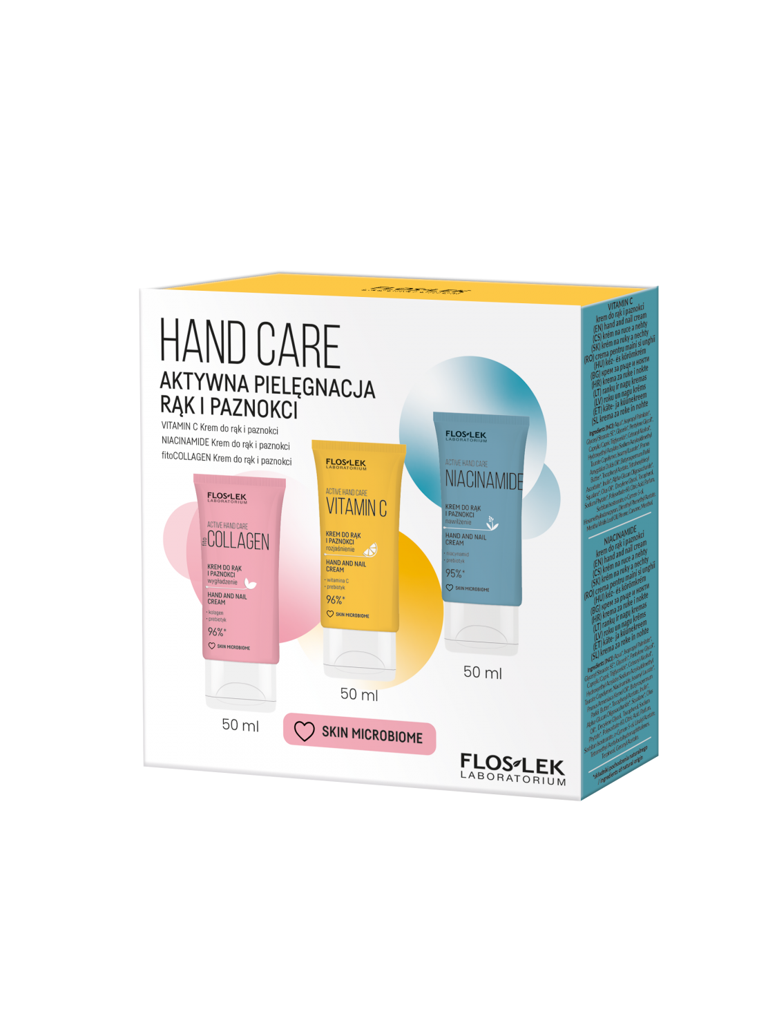 ハンドケアセット 手肌のためのアクティブスキンケア - 50ml x 3 - フロスレック