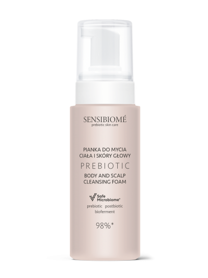 SENSIBIOMÉ prebiotic skin care Pianka do mycia ciała i skóry głowy 150 ml - Floslek