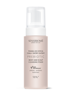 SENSIBIOMÉ プレバイオティクス スキンケア フォーム ボディ＆スカルプウォッシング 150ml - Floslek