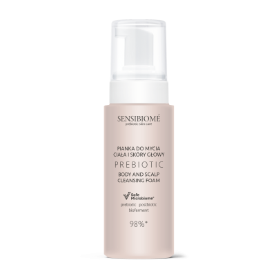 SENSIBIOMÉ prebiotic skin care Pianka do mycia ciała i skóry głowy 150 ml - Floslek
