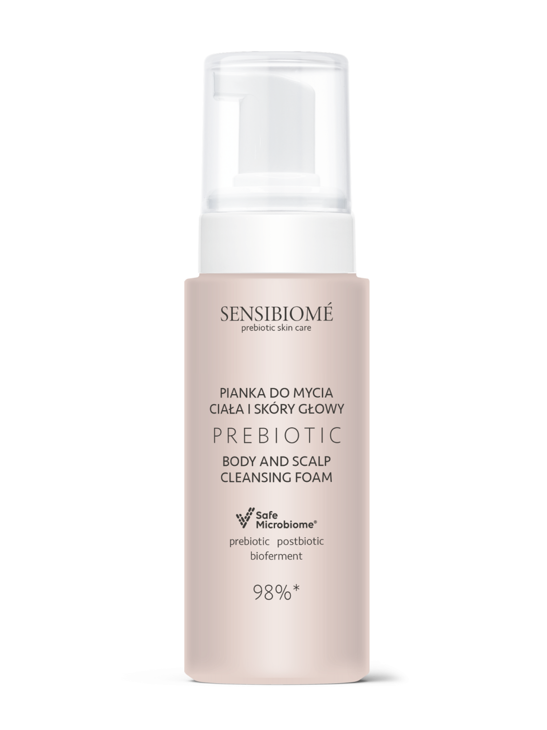 SENSIBIOMÉ プレバイオティクス スキンケア フォーム ボディ＆スカルプウォッシング 150ml - Floslek
