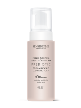 SENSIBIOMÉ prebiotic skin care Pianka do mycia ciała i skóry głowy 150 ml - Floslek
