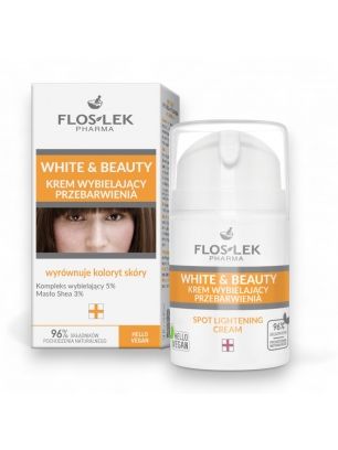 Floslek WHITE & BEAUTY Krem wybielający przebarwienia