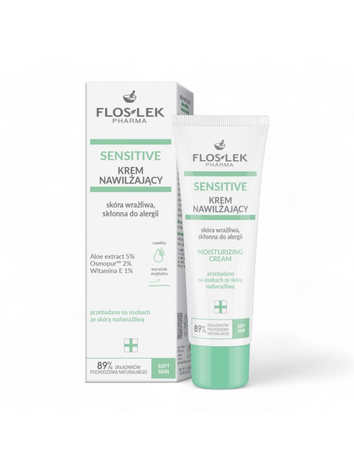SENSITIVE アレルギー性敏感肌用保湿クリーム 50ml - Floslek