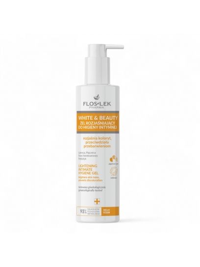 WHITE & BEAUTY Żel rozjaśniający do higieny intymnej 225 ml - Floslek