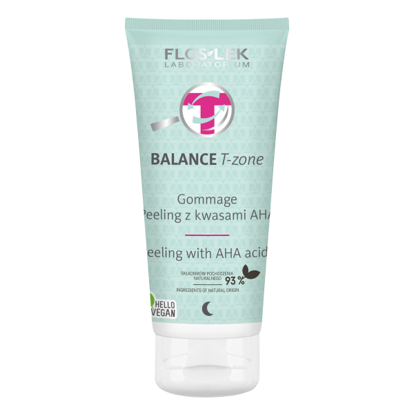 Gommage peeling s AHA kyselinami vhodný pro vegany |FLOSLEK|