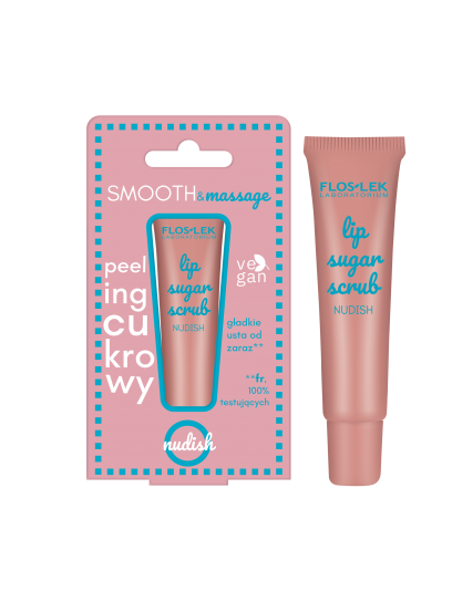 LIP CARE Peeling cukrowy do ust NUDISH 14 g - Floslek