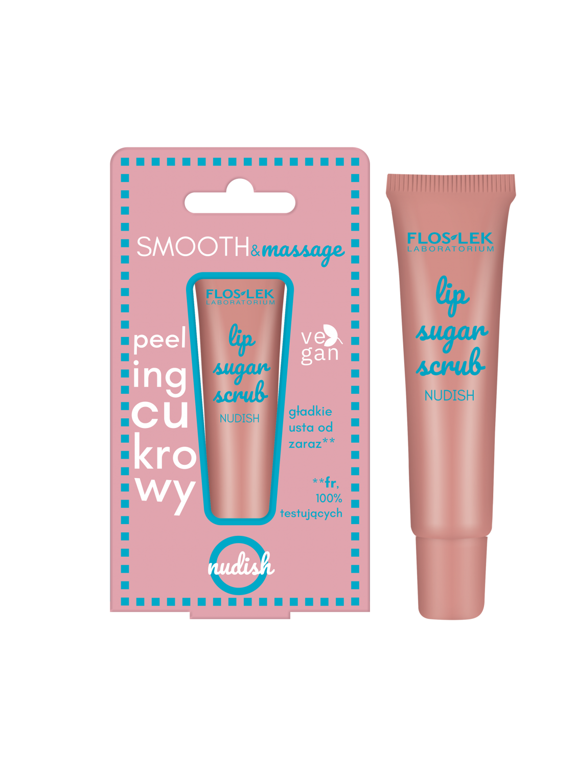 LIP CARE Sugar lip scrub NUDISH 14 g - Floslek