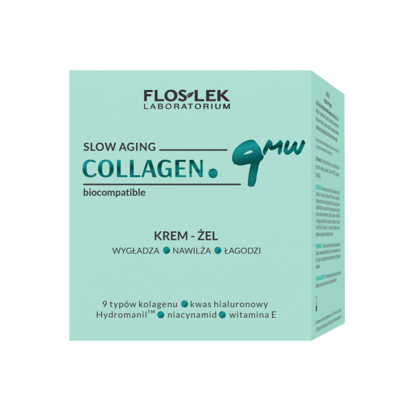 コラーゲン9MW クリーム-ジェル スムース モイスチャー スベスベ 50ml - FLOSLEK