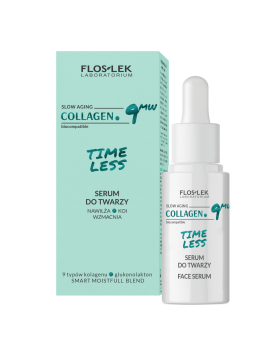 COLLAGEN. 9MW TIMELESS Serum do twarzy nawilża koi wzmacnia 30 ml - FLOSLEK