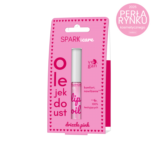LIP CARE Олія для губ DRIZZLE PINK 5.5г - Floslek