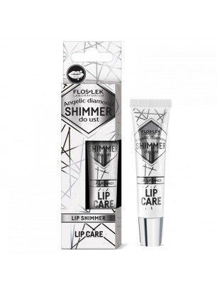 Angelic Diamond lesk na rty v metalické barvě Floslek Lip Care hydratační lesk na rty