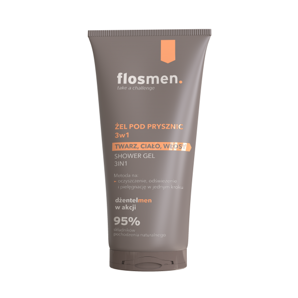 フロスメン・シャワージェル 3in1 225ml - Floslek