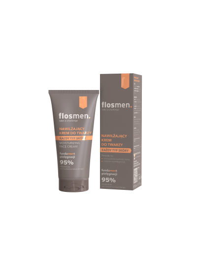 FLOSMEN Nawilżający krem do twarzy 50 ml - Floslek